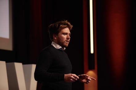 Matis Ringdal avait 3 minutes pour expliquer la vision de Pixacare.